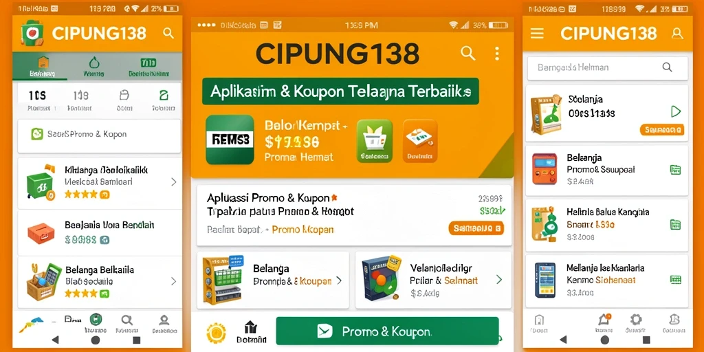 Antarmuka aplikasi CIPUNG138 yang menampilkan berbagai penawaran menarik.