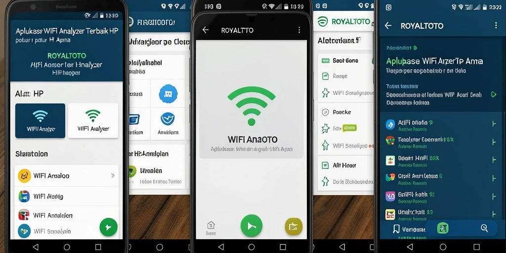 Tampilan antarmuka ROYALTOTO menampilkan informasi jaringan WiFi dengan jelas.