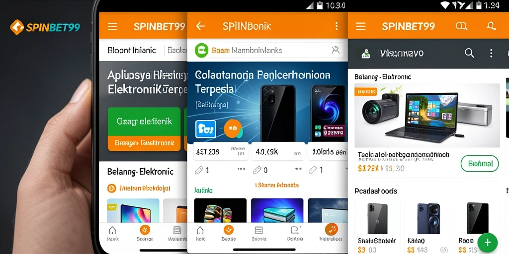 Antarmuka SPINBET99 yang intuitif dan menarik untuk berbelanja elektronik.